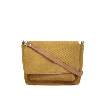 Berba Bags Crossbody-tas Stretto Geel (Honey Bee)