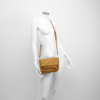 Berba Bags Crossbody-tas Stretto Geel (Honey Bee)