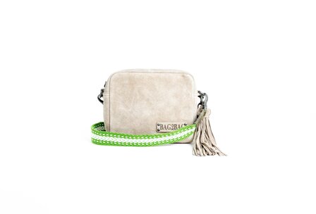 Bag2Bag Schoudertasje Urra Grey / Sand