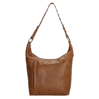 Leren Schoudertas Micmacbags Daydreamer Cognac