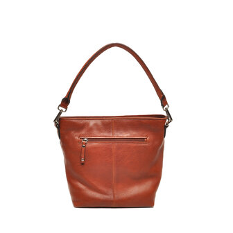 Leren Schoudertas Lucca Berba Bags Brandy / Bruin