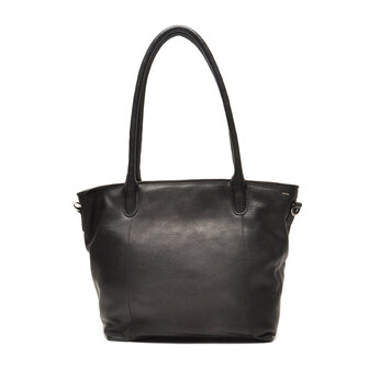 Zwart Leren Shopper Lucca Berba Bags