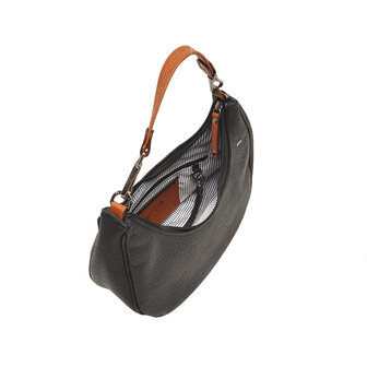 Leren Schoudertas Chamonix Berba Bags Zwart