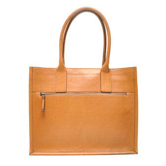 Leren laptoptas cognac Icons Berba Bags