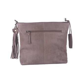 Leren Schoudertas Bag2Bag Avola Grey / Taupe