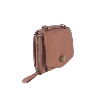 Leren schoudertasje Bag2Bag Napels Camel