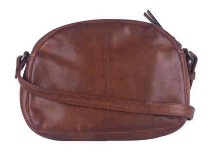 Leren Schoudertasje Cognac Bag2Bag