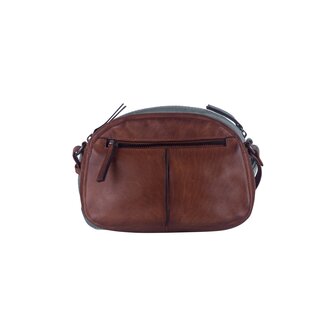 Leren Schoudertasje Cognac Bag2Bag