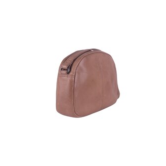 Leren Schoudertasje Suni oud roze Bag2Bag