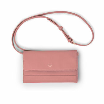 Leren schoudertasje Wallie Bag Roze AIMI Bags