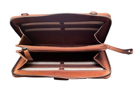 Bag2Bag Portemonnee / Clutch / Schoudertasje Pula Cognac