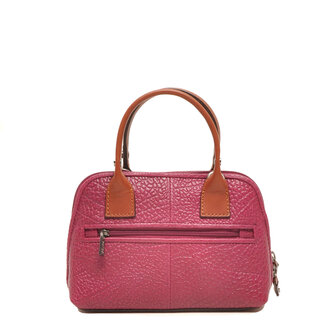 Leren crossbody mini-bag Chamonix Berba Bags Roze achterkant