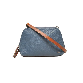 Leren crossbody Chamonix Berba Bags Blauw voorkant