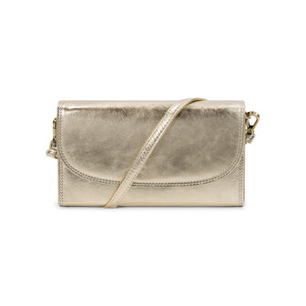 Schoudertasje Amalfi Bag2Bag Metallic Gold voorkant