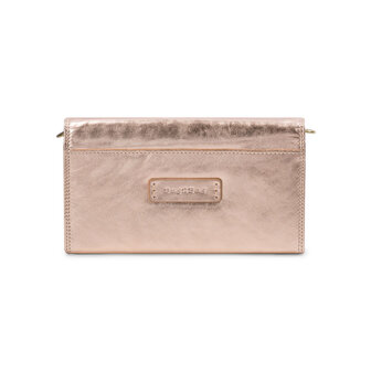 Schoudertasje Amalfi Bag2Bag Metallic Ros&eacute; Gold