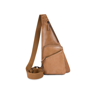 Bag2Bag Leren crossbody bodybag Cayo Mushroom