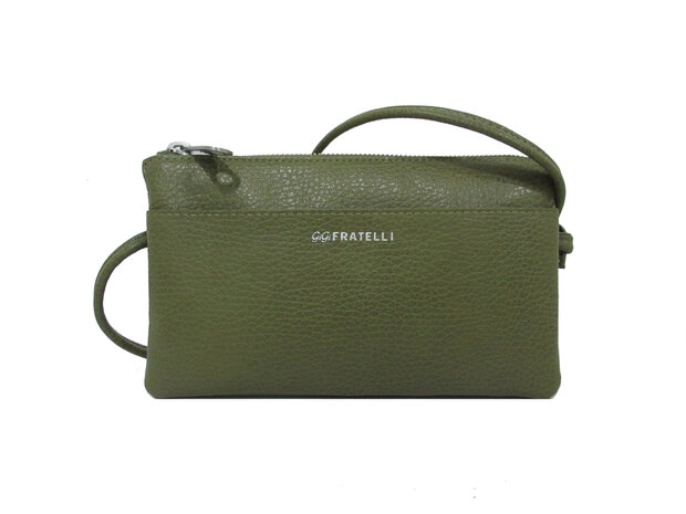 GiGi Fratelli Schoudertasje / Clutch Groen (Camouflage)