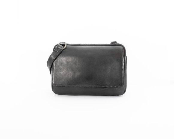 Schoudertas Jasper Bag2Bag Zwart