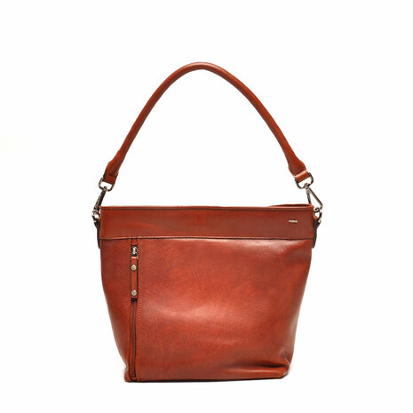 Leren Schoudertas Lucca Berba Bags Brandy / Bruin