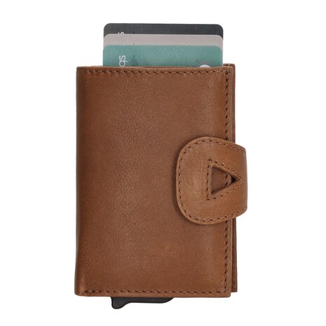 Bruine portemonnee / safety wallet Micmacbags