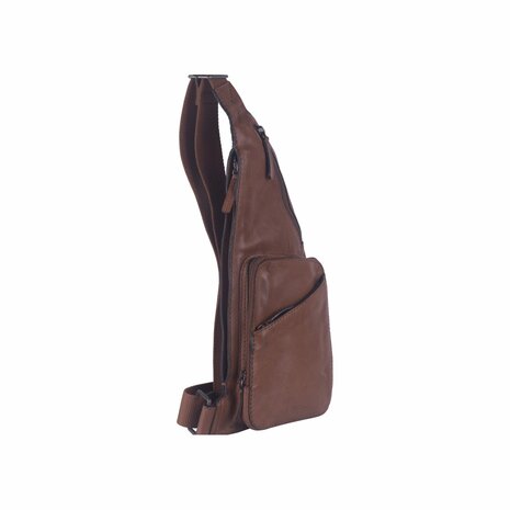 Bag2Bag Leren crossbody bodybag Cayo cognac