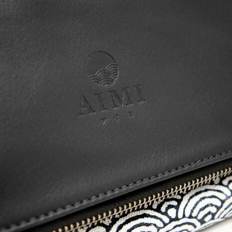 AIMI Bags Clutch / Schoudertasje Miu zwart detail