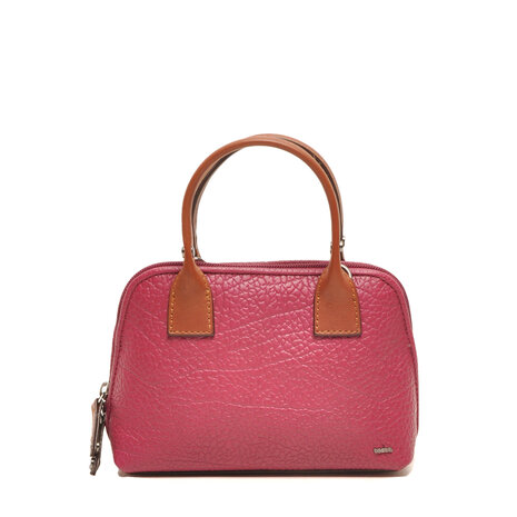 Leren crossbody mini-bag Chamonix Berba Bags Roze voorkant