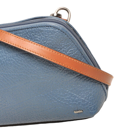 Leren crossbody Chamonix Berba Bags Blauw detail