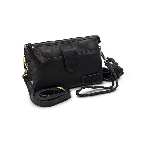 Bag2Bag Schoudertasje / clutch Dover zwart