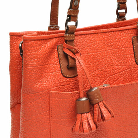 Berba Bags Leren Shopper Chamonix 125-412 mandarin